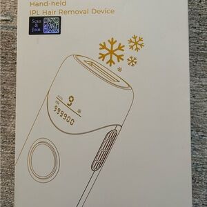 Gold Hand-held IPL Hair Removal Device
